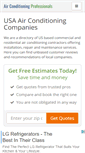 Mobile Screenshot of airconditioningprofessionals.com
